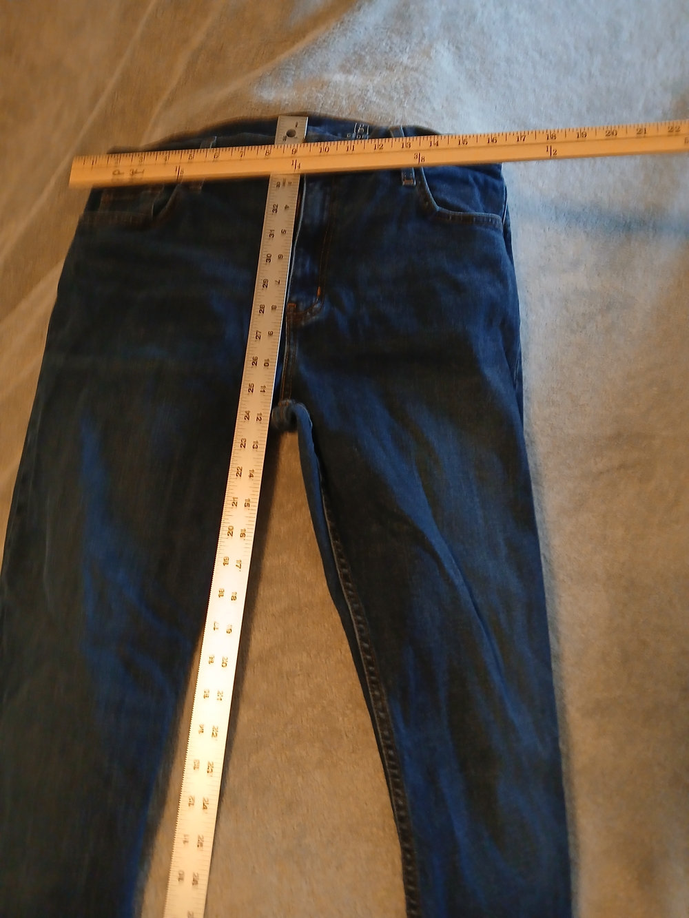 Women's Skinny Stretch Jeans - Dark Blue